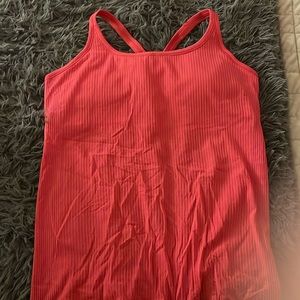 Lululemon like new Ebb to Street Tank Top, Size 12, lipgloss.